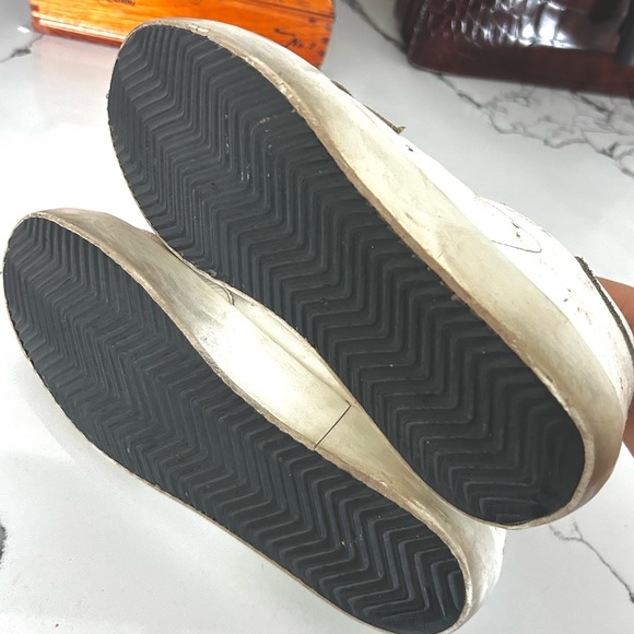 Golden Goose Superstar Ostrich-Stamped Court Sneakers size 35 - Picture 4 of 5